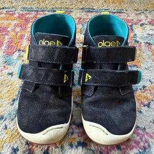 Plae Max Lou Blue Suede High Top Shoes - Little Kids 12.5